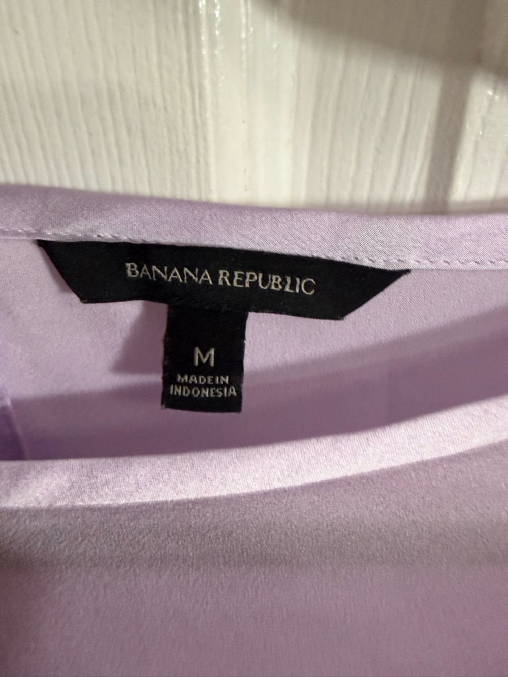 Banana Republic Lavender Cap-Sleeve Blouse - Picture 2 of 6